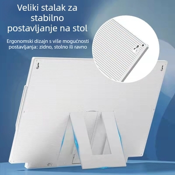 24-inčna stolna nastavna ploča za kućnu i školsku upotrebu, velika crna ploča za pisanje i LCD ploča za pisanje