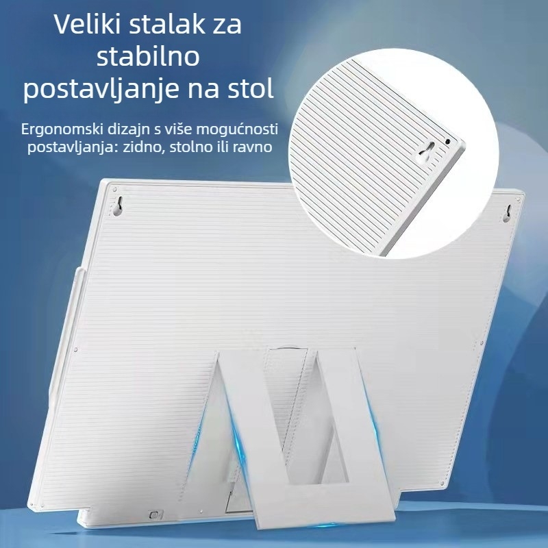 24-inčna stolna nastavna ploča za kućnu i školsku upotrebu, velika crna ploča za pisanje i LCD ploča za pisanje