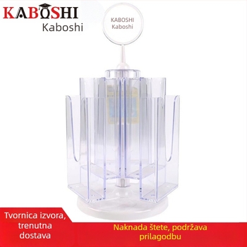 Dr. Card Rotirajući stalak za kataloge za stolno korištenje — stalak za brošure i informacije, stalak za časopise