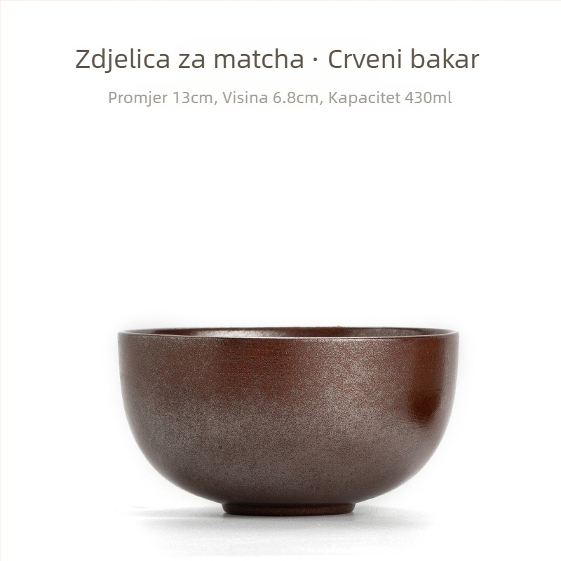 Nova japanska stil ručno izrađena retro zdjela za matcha, keramička zdjela za ceremoniju čaja, nadahnuta dinastijom Song