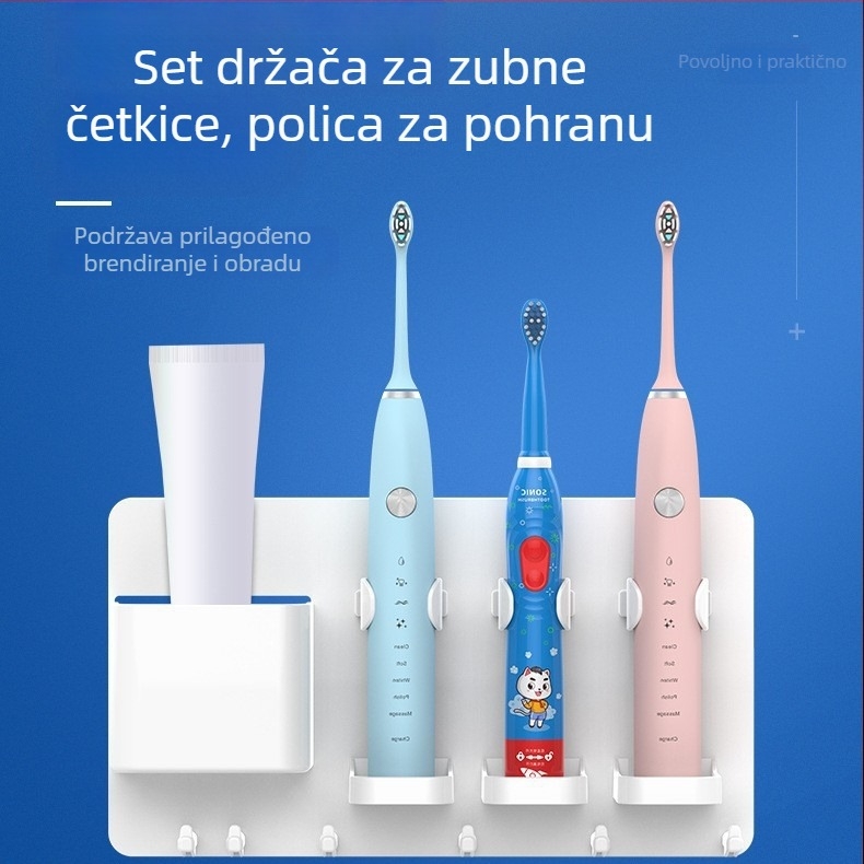 Dreamjas držač električne četkice – prilagodljiv kupaonski držač za higijenske potrepštine