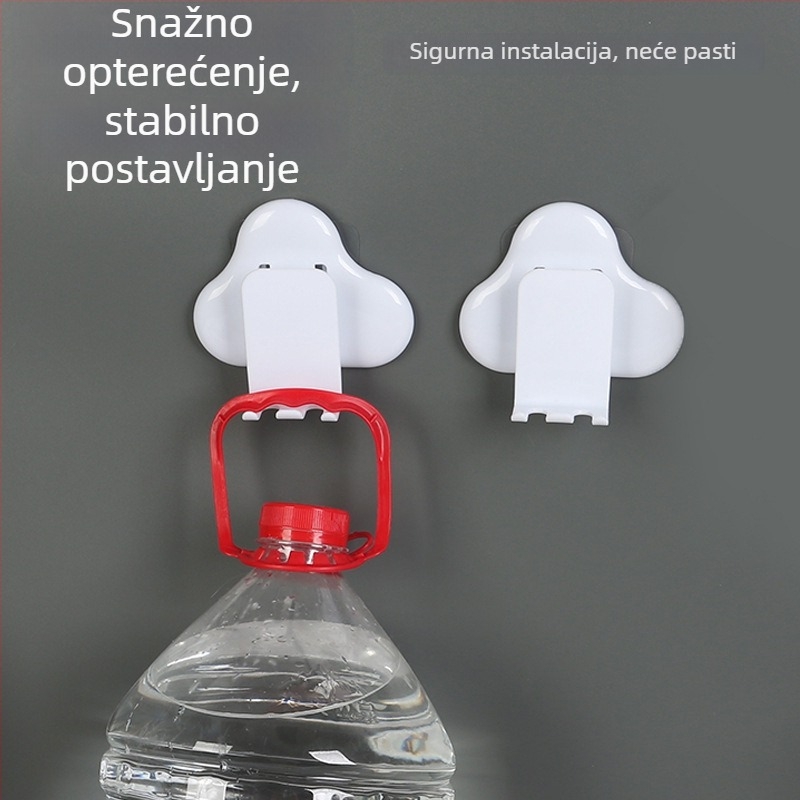 Držač četkice za zube u oblaku, bez bušenja, držač za električnu četkicu s držačem za čašu, kreativni organizator