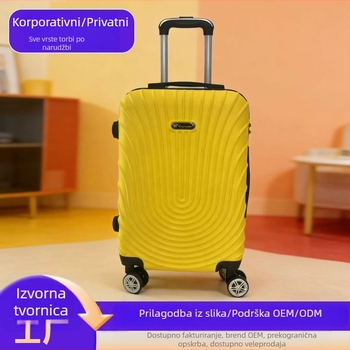 Putni kofer velikog kapaciteta s kreativnim printom, moderan i udoban dizajn, zaključavanje kodom