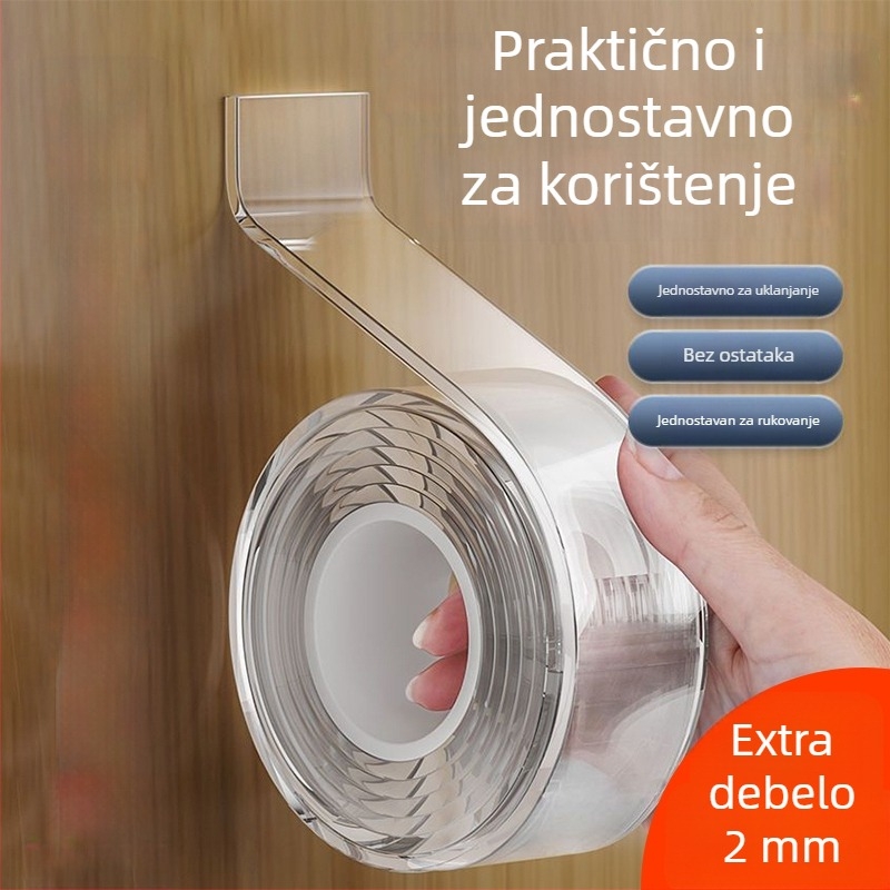 Nano akrilna dvostruka traka, jaka adhezija, prozirna, otporna na pranje, bez ostataka, VHB
