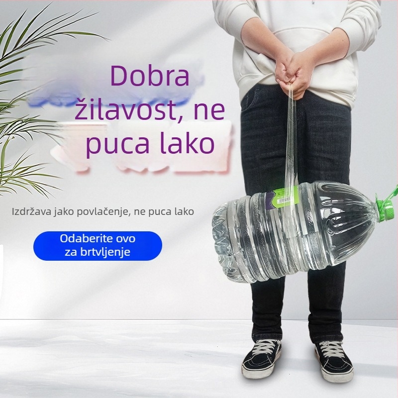 Prozirna traka za pakiranje, visoka adhezivnost i otporna na istezanje, širina 4,5 cm, duljina 90 m, debljina 52 mm, pogodna za zatvaranje kutija