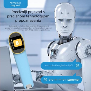 Skenirajuća olovka za prijevod knjiga s elektroničkim rječnikom i sinkroniziranim učenjem