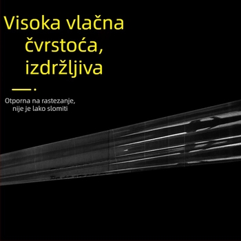 Prozirna traka za urede visokog prianjanja, uska, širina 1.0/1.2/1.5/1.8/2.0/2.4 cm.