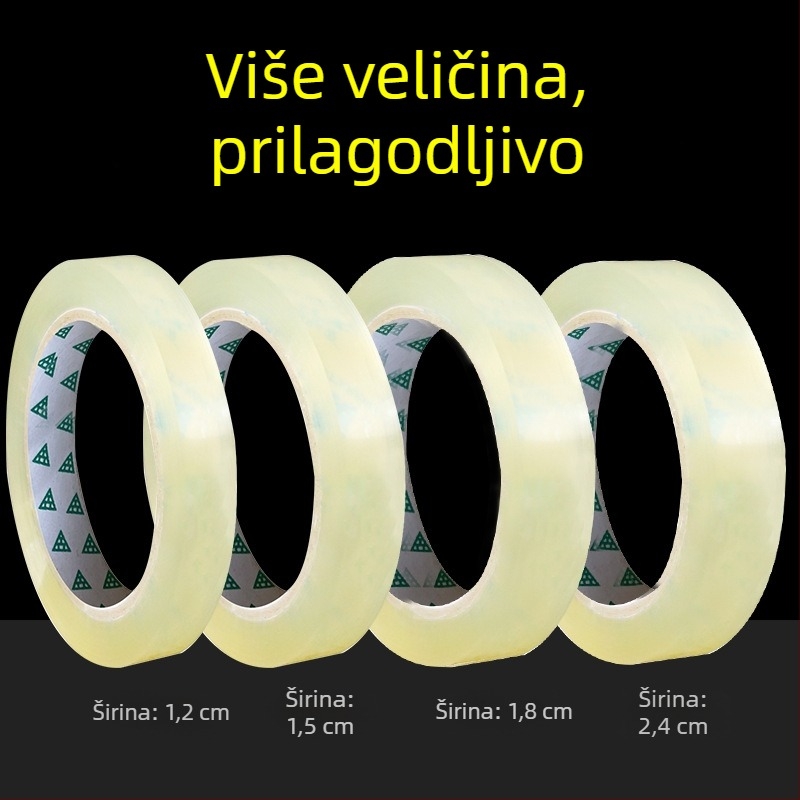 Prozirna traka za urede visokog prianjanja, uska, širina 1.0/1.2/1.5/1.8/2.0/2.4 cm.