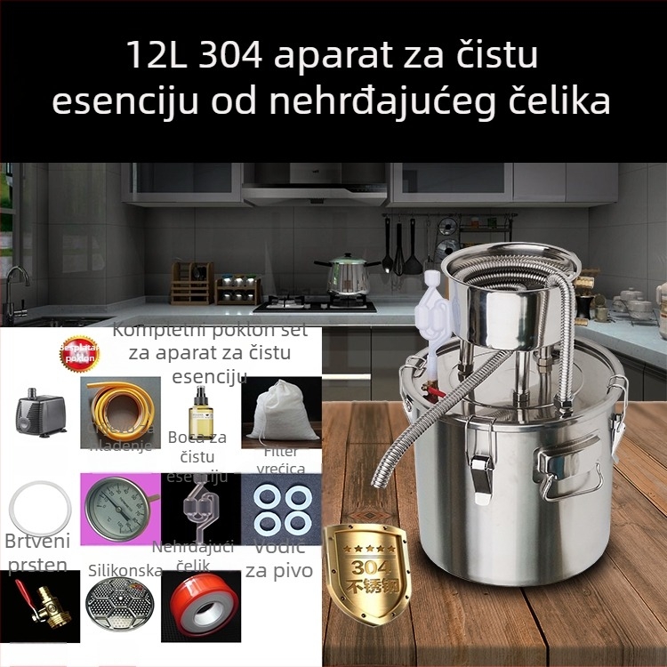 Kućni stroj za distilaciju vina, kompaktni destilator, mali uređaj za alkohol