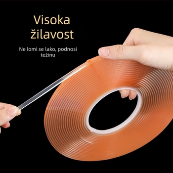 3j Akrilna dvostrano ljepiva traka za slotove kartice, visoka otpornost na temperaturu, prozirna, za Plexiglass i PS