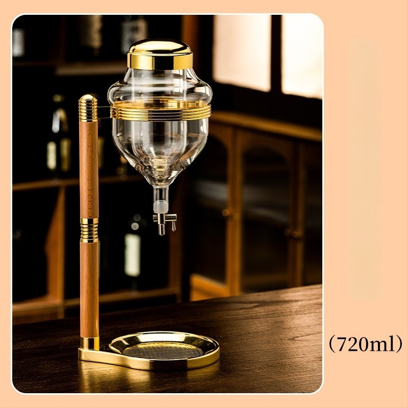 Set za posluživanje sake i vina u stilu japanskog restorana, dekantor za crveno vino, grijaća posuda, mlaznica s glavom zmaja, posuda za ohlađeno vino