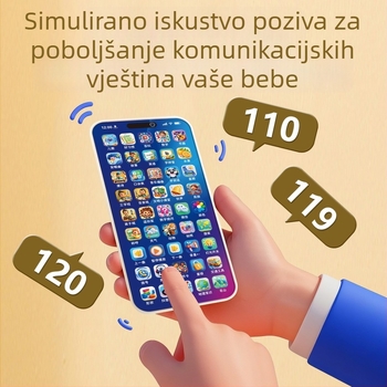 Dječji mobilni telefon – višefunkcionalna edukativna igračka sa glazbom i pričama