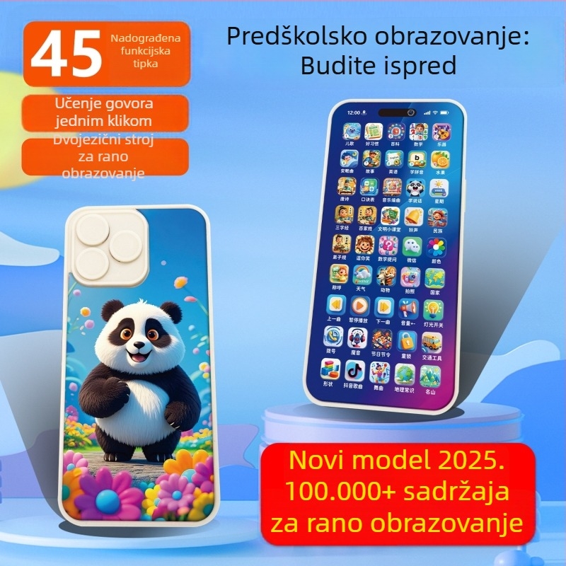 Dječji mobilni telefon – višefunkcionalna edukativna igračka sa glazbom i pričama
