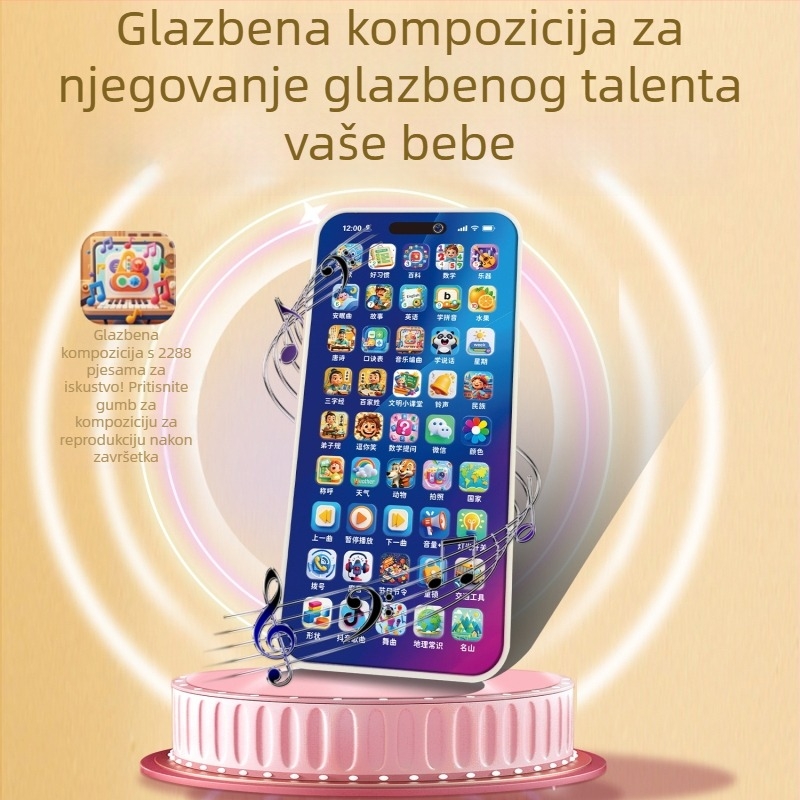 Dječji mobilni telefon – višefunkcionalna edukativna igračka sa glazbom i pričama