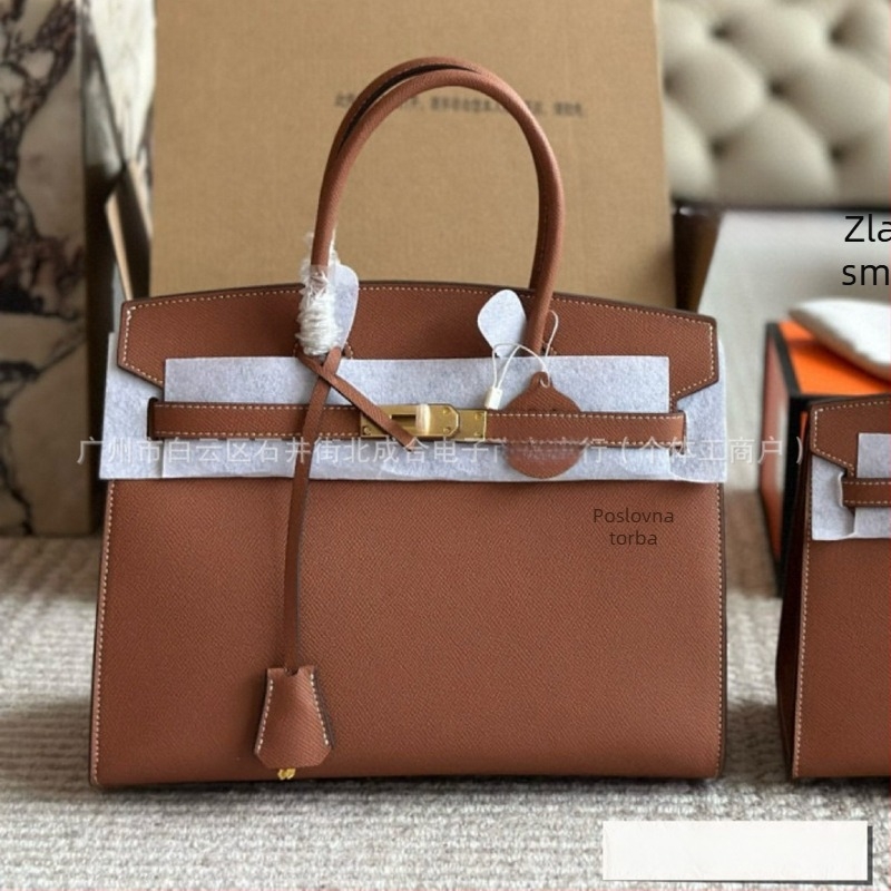 Nova ženska kožna torbica Kelly s otiskom dlana platinske boje, velika kapaciteta, za rame ili crossbody