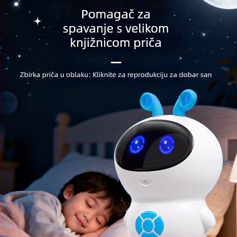Dječji AI robot za rano obrazovanje: inteligentan robot za pričanje priča, interaktivni chat i glasovna interakcija