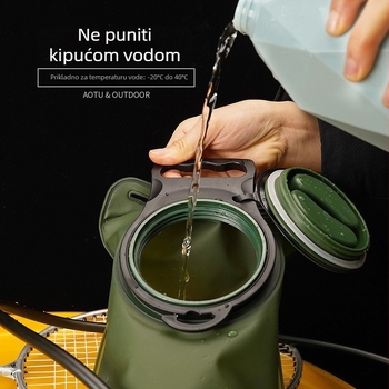 2L TPU ekološka torba za hidrataciju s velikim otvorom, poklopac za usnik i ciklistički prsten