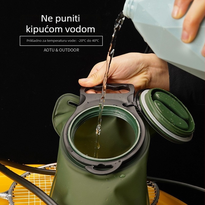 2L TPU ekološka torba za hidrataciju s velikim otvorom, poklopac za usnik i ciklistički prsten