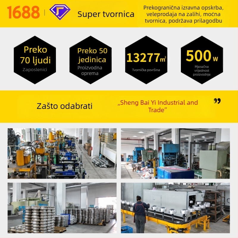 Duboko nitridirana, bez premaza, neprijanjajuća posuda od lijevenog željeza, okruglog oblika, za kuhanje i pirjanje