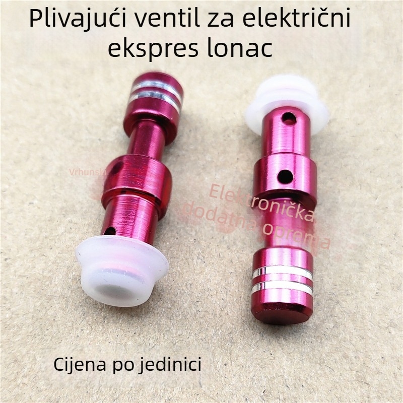 Električna posuda pod tlakom CH30J: plutajući ventil, sigurnosni ventil, ispušni ventil i ispušna cijev, jezgra plutajućeg ventila i brtveni prsten