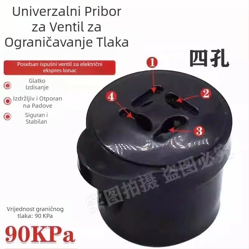 Pribor za električnu posudu pod pritiskom: ventil za ograničenje tlaka, izlazni ventil i sigurnosni ventil, model CYSB50YCW10D-100