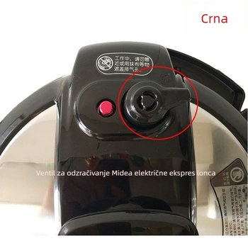 Ventil za ispuštanje za Midea električni lonac pod pritiskom — ventil za ograničenje tlaka, parni ventil, čekićni ventil (modeli MY-CD5026P / WQC50A1P)