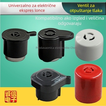 Pribor za električni lonac na tlak: ventil za oslobađanje tlaka, izlazni ventil, ventil za ograničenje tlaka, sigurnosni ventil, ventil pare, redukcijski ventil