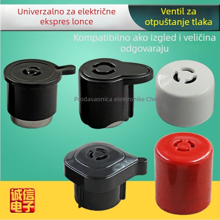 Pribor za električni lonac na tlak: ventil za oslobađanje tlaka, izlazni ventil, ventil za ograničenje tlaka, sigurnosni ventil, ventil pare, redukcijski ventil