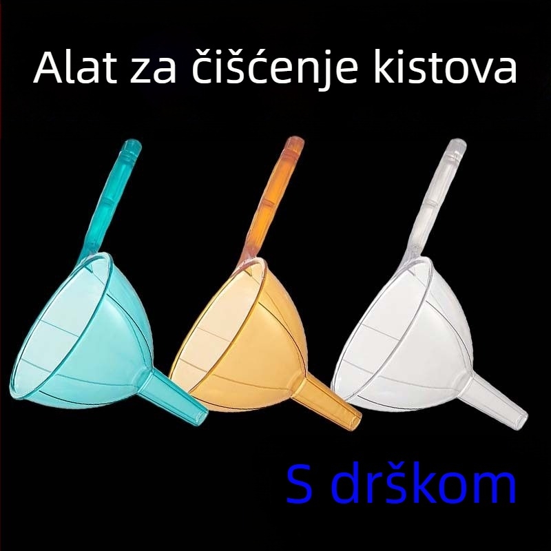 Alat za pranje kaligrafskih četkica s plastičnom drškom i prozirnim lijevkom, pogodan za početnike