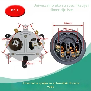 Automatska baza napajanja za električno kuhalo s termostatom, univerzalni spoj kuhala i prekidač kontrole temperature