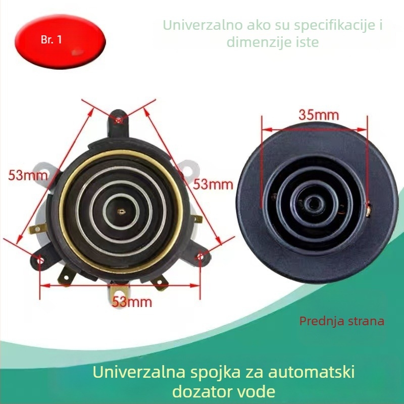 Automatska baza napajanja za električno kuhalo s termostatom, univerzalni spoj kuhala i prekidač kontrole temperature