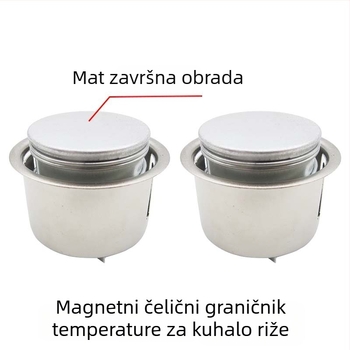 Aksesoari za rižar od magnetskog čelika: regulator temperatura, zaštita visokog napona, okrugli prekidač