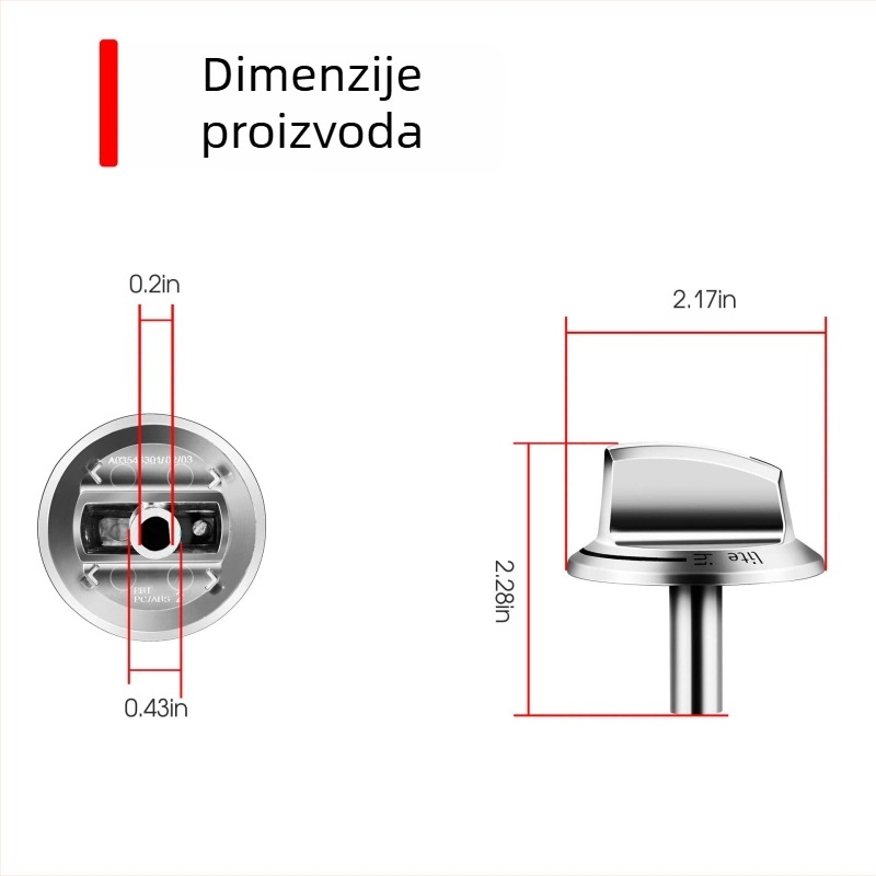 Unaprijeđena verzija 5304525746 – pribor za gumb prekidača plinskog kuhala, za roštilj i kuhinju