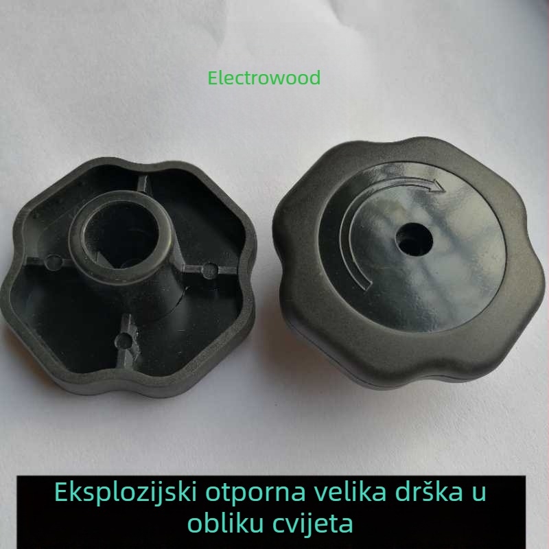 Bakelit pribor za tlak kuhalo: okretni poklop s rotirajućom ručkom i gumbom za zaključavanje