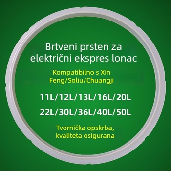 Zaptivački prsten za električni lonac Xinfeng – 13L/16L/24L/26L/40L, gumeni brtvilo, dodaci