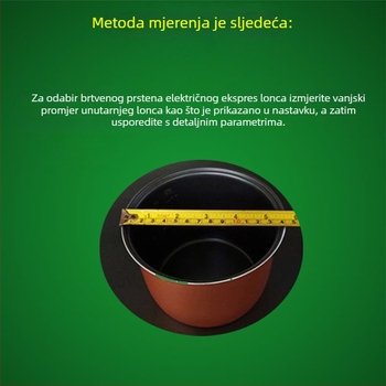 Zaptivački prsten za električni lonac Xinfeng – 13L/16L/24L/26L/40L, gumeni brtvilo, dodaci