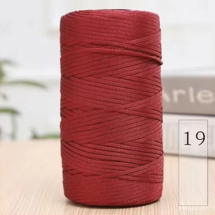 Letnja mercerisana pamuk-lan plosna pređa, lagana ice silk pređa za heklanje kapa, torbi i jastuka