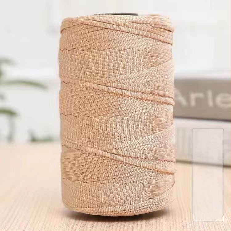 Letnja mercerisana pamuk-lan plosna pređa, lagana ice silk pređa za heklanje kapa, torbi i jastuka