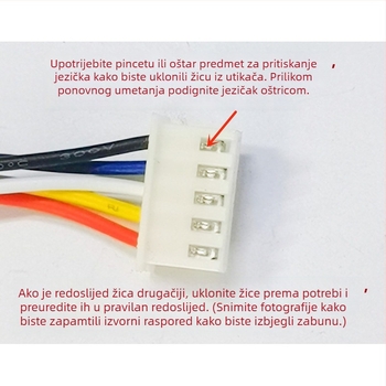 Univerzalna ploča za upravljanje i napajanje kuhinjskog napa, ploča za popravak upravljačkog sklopa, kompatibilna s 5‑pin i 6‑pin konektorima