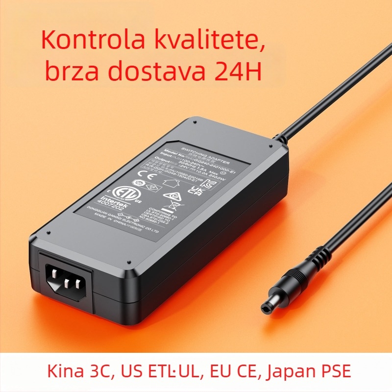 Adapter za napajanje 12V 10A i 24V 5A, visok izlaz snage