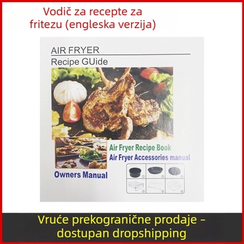 Knjiga recepata za pribor za air fryer (englesko izdanje)