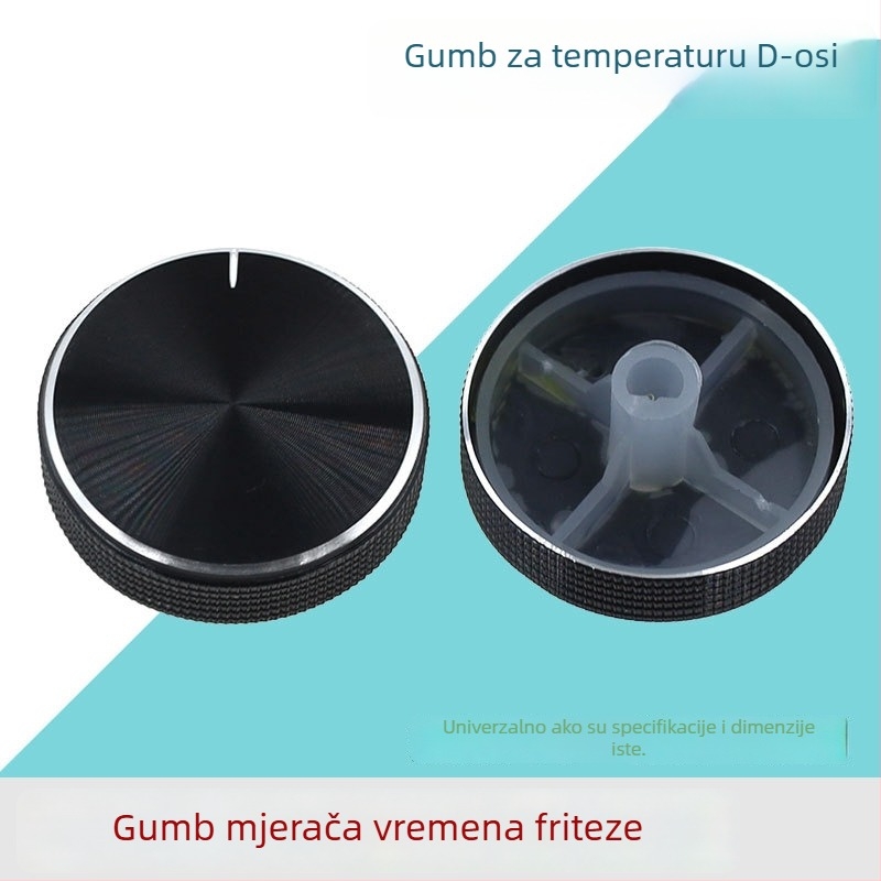 Komplet tipki za fritu na zrak i lonac pod pritiskom: gumbi vremena i temperature, D-osi vremenski prekidač, pribor za dezinfekcijsku ormarić