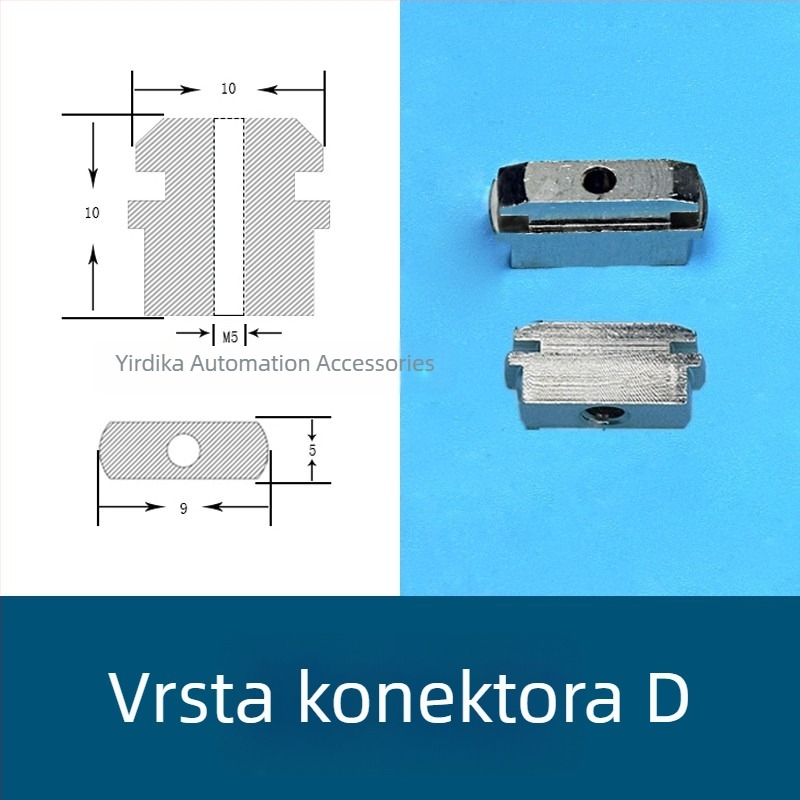 Vakuumska čašica za industrijski robotski ramenski sustav, dugačkog traku ovalnog oblika, silikon otporan na visoke temperature, antistat.