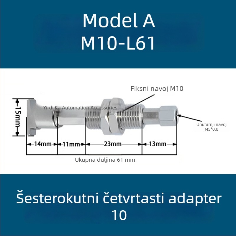 Vakuumska čašica za industrijski robotski ramenski sustav, dugačkog traku ovalnog oblika, silikon otporan na visoke temperature, antistat.