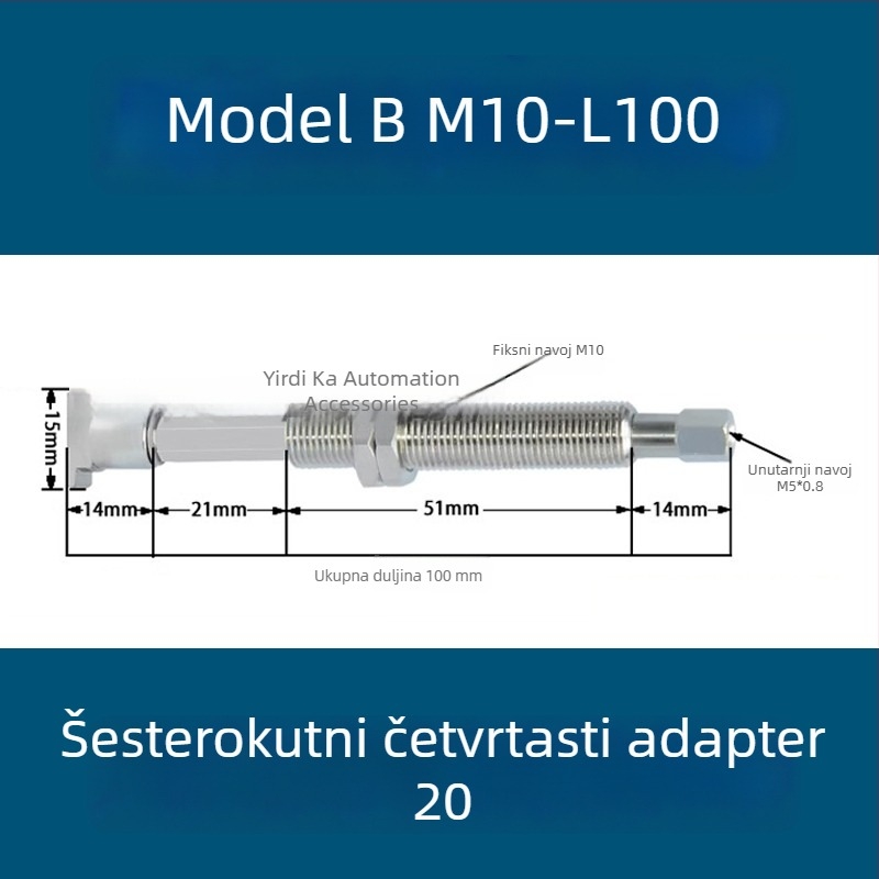 Vakuumska čašica za industrijski robotski ramenski sustav, dugačkog traku ovalnog oblika, silikon otporan na visoke temperature, antistat.