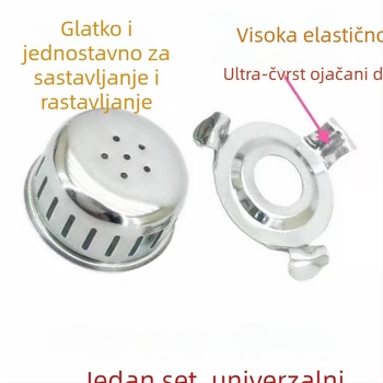 Univerzalni dodaci za električni lonac pod pritiskom: poklopac protiv blokade sa držačem od tri kandže i kapom zraka unutarnjeg poklopca