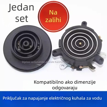  Električni čajnik s regulacijom temperature i spojnim modulom, automatska ploča za čaj, set za čaj, čajnik za kuhanje s bazom s pet krugova