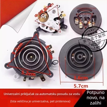  Električni čajnik s regulacijom temperature i spojnim modulom, automatska ploča za čaj, set za čaj, čajnik za kuhanje s bazom s pet krugova