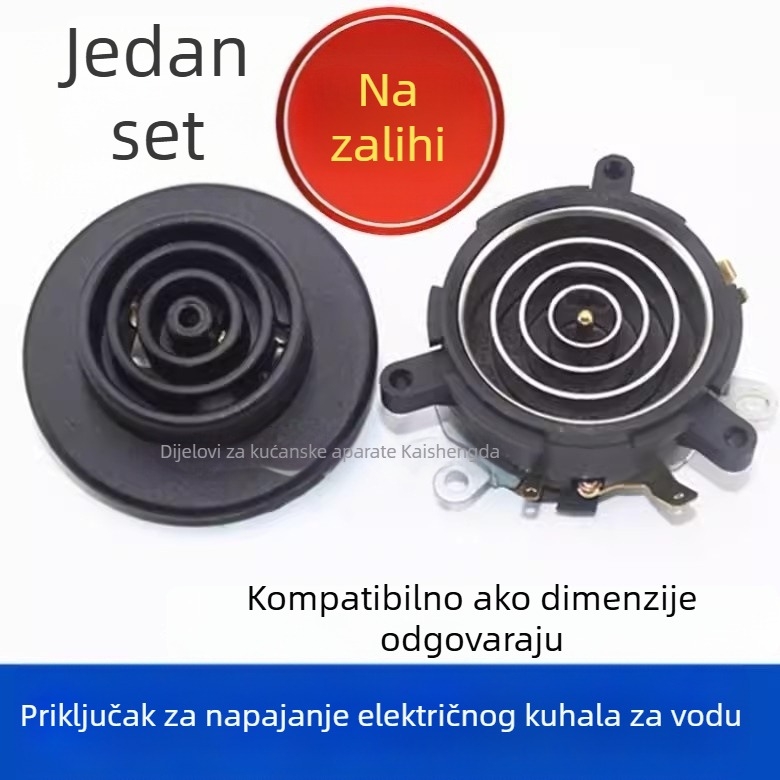  Električni čajnik s regulacijom temperature i spojnim modulom, automatska ploča za čaj, set za čaj, čajnik za kuhanje s bazom s pet krugova