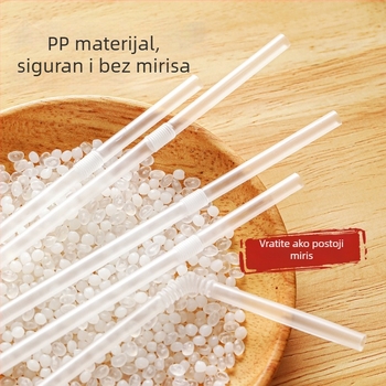 Camellia plastične savitljive slamke za kućnu upotrebu, prehrambene kvalitete, 200 komada, pogodna za postporođajno razdoblje, djeca, bebe, trudnice i starije osobe